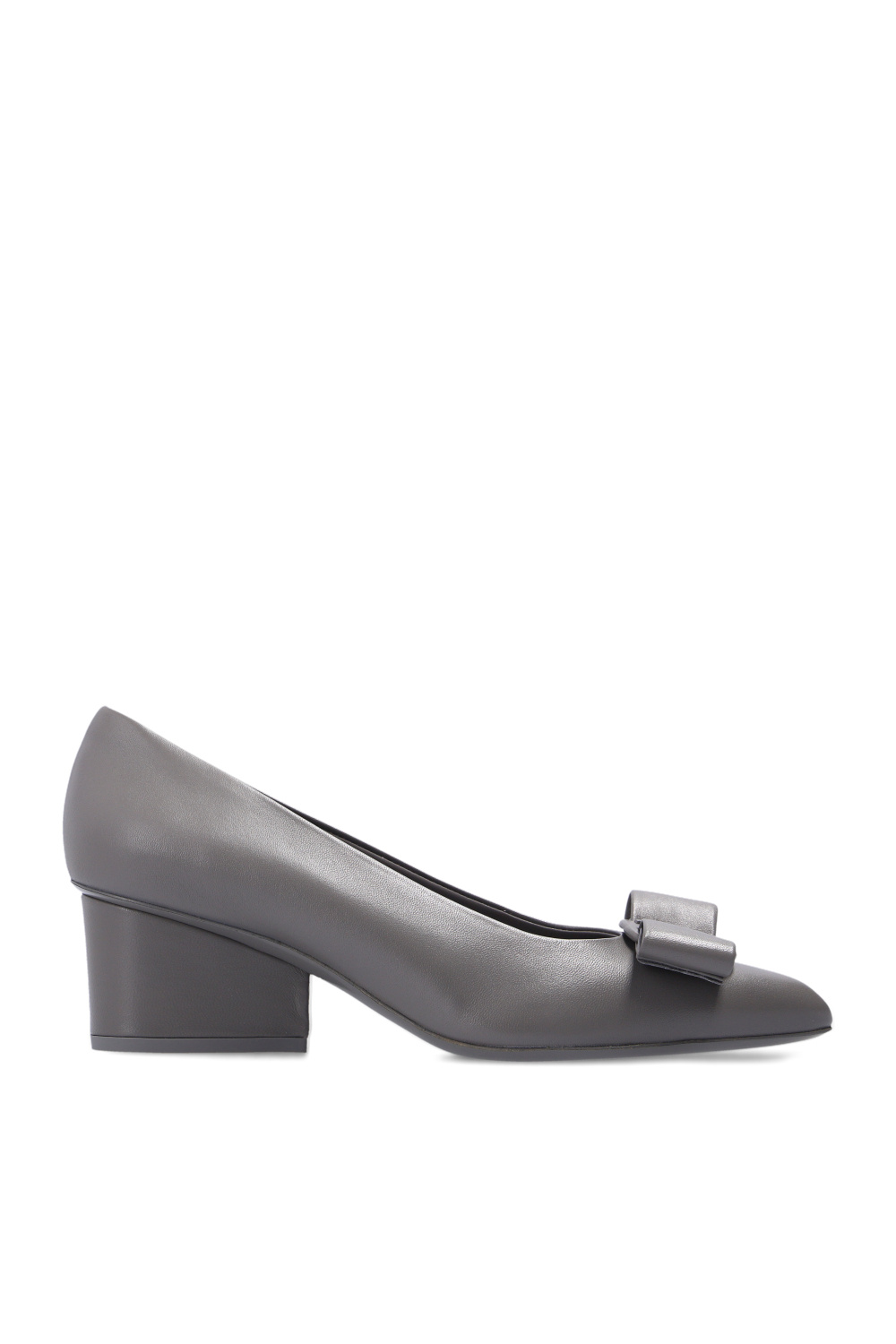 CLOVERSalvatore Ferragamo viva青フラット Ferragamo - Viva leather slides Salvatore Ferragamo